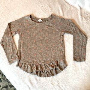 Baby Gap Lightweight Ruffle Hem Knit Top